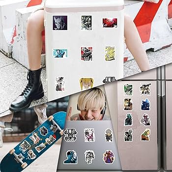 Amazon.co.jp: アニメステッカー 怪獣8号 ステッカー 55枚セット